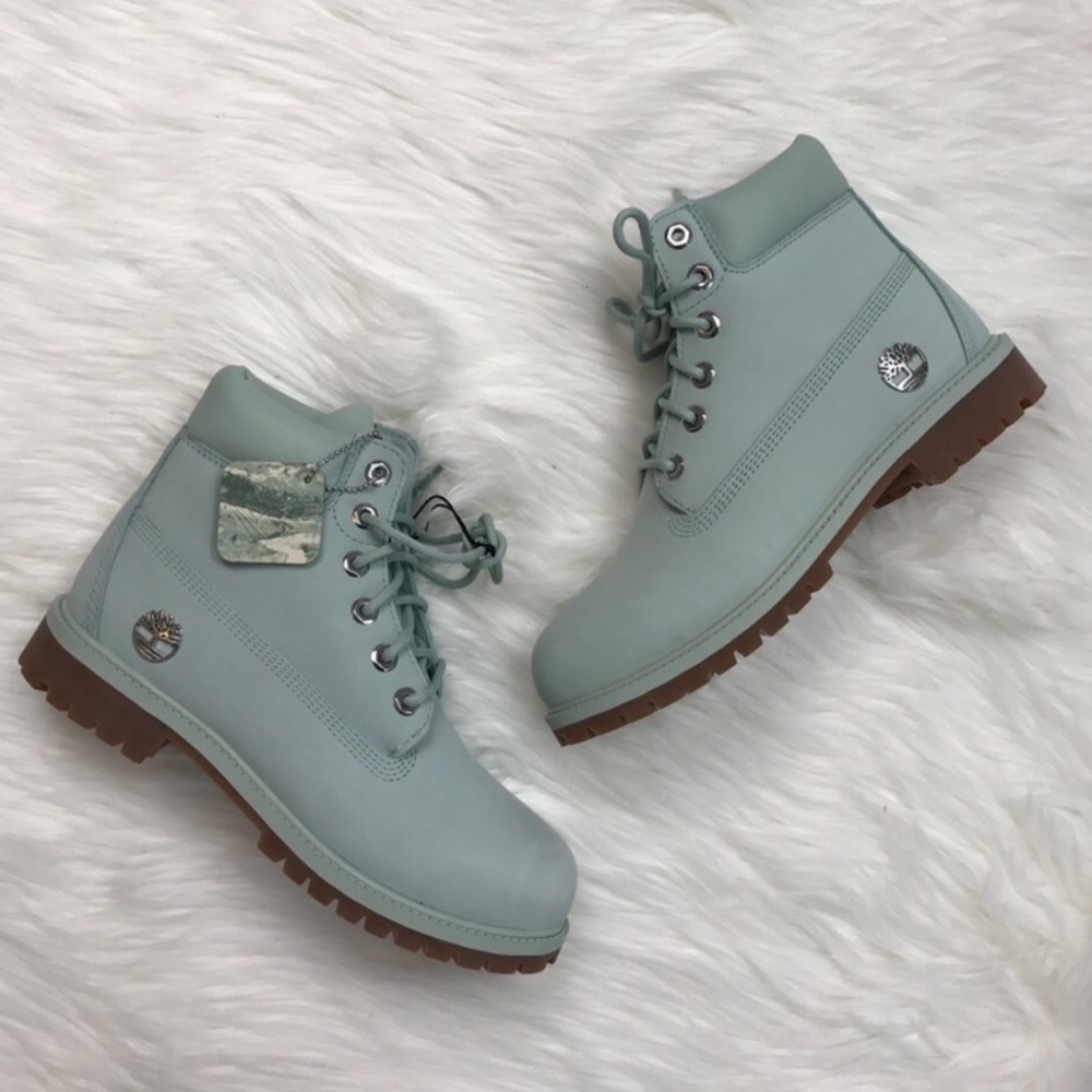Mint Timberland Boots